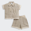 Fawn Linen Co-Ord Set 3132