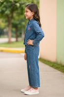 Denim Bloom Co-Ord Set 3214
