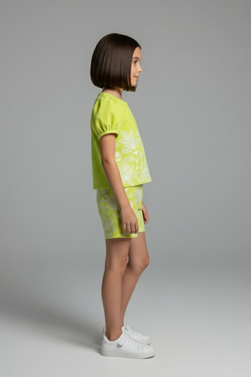 Girls Summer Floral Shorts Co-Ord Set 3271