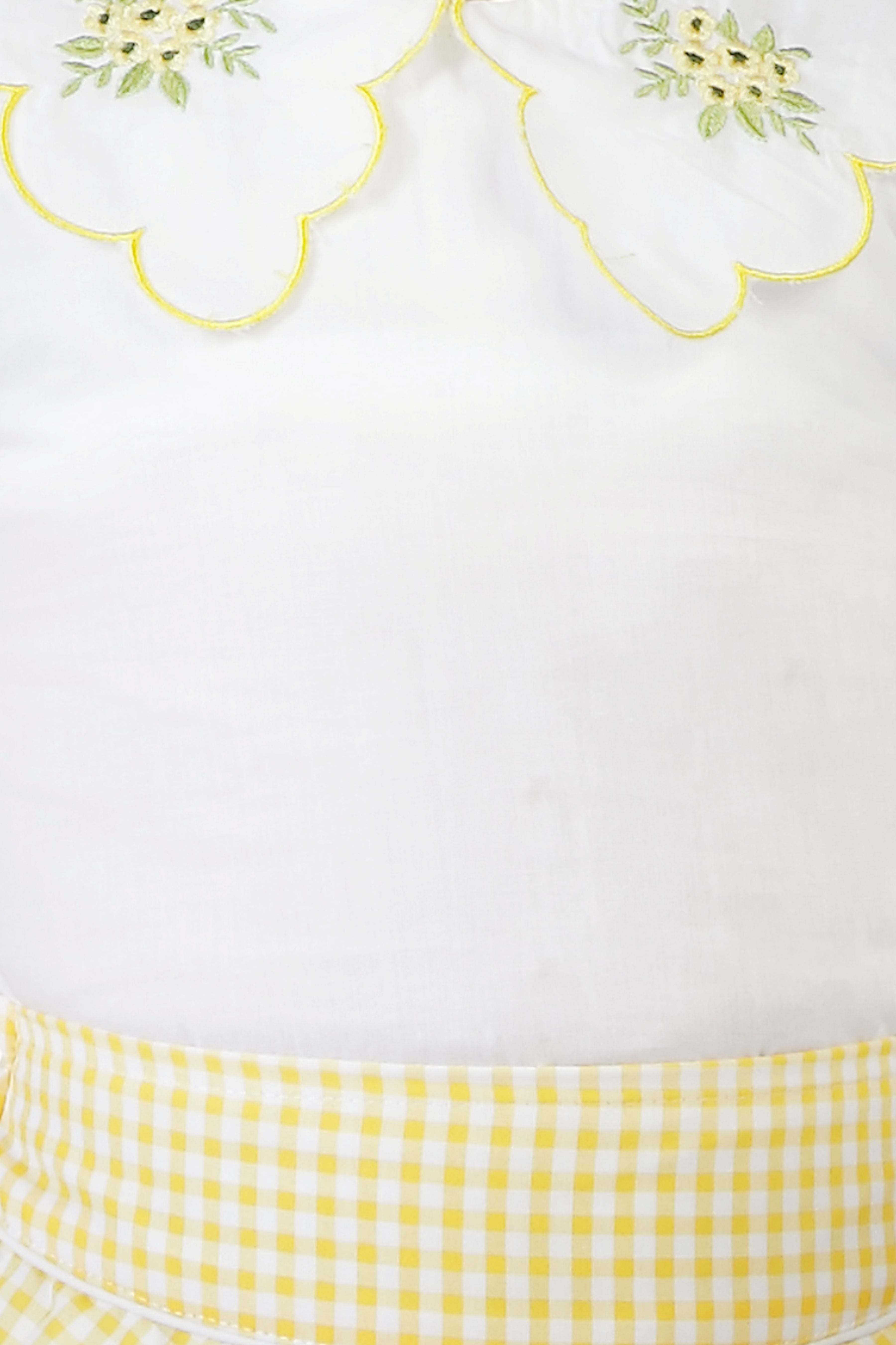 Tiny Girl Yellow Polka Sleeveless Frock