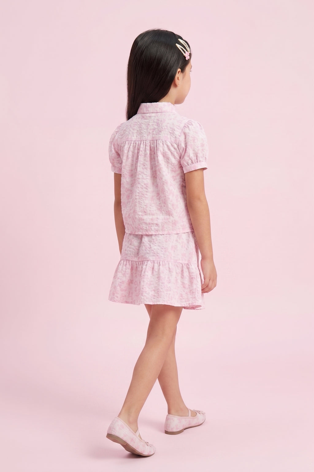 Pink Floral Co-Ord Set with Inner Cami SET2023
