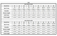 Tiny Girl Rust Cotton Top with Crochet Floral Patch Pocket