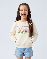 Off-White Floral Appliqué Sweatshirt SS1119