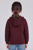 Brown Patchwork Zip-Up Hoodie SS1135