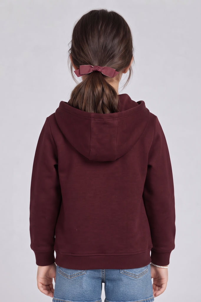Brown Patchwork Zip-Up Hoodie SS1135