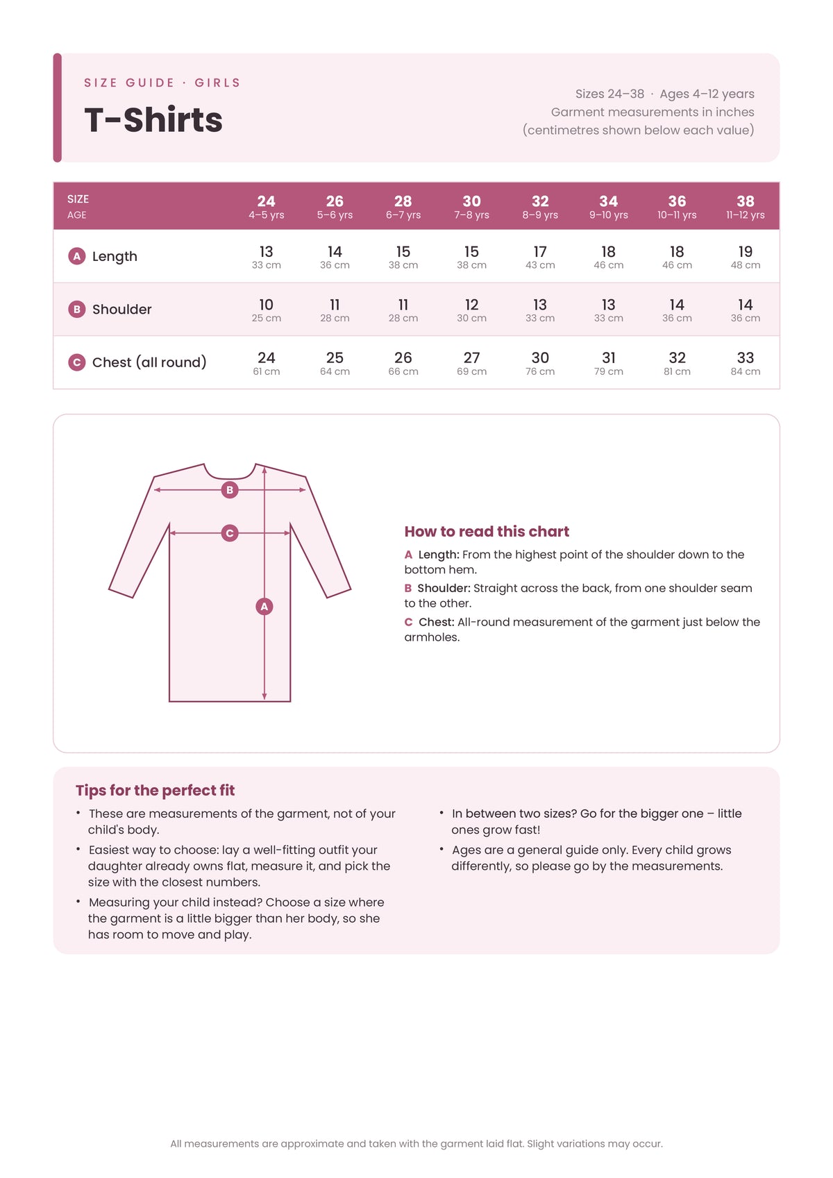 Size Chart 2