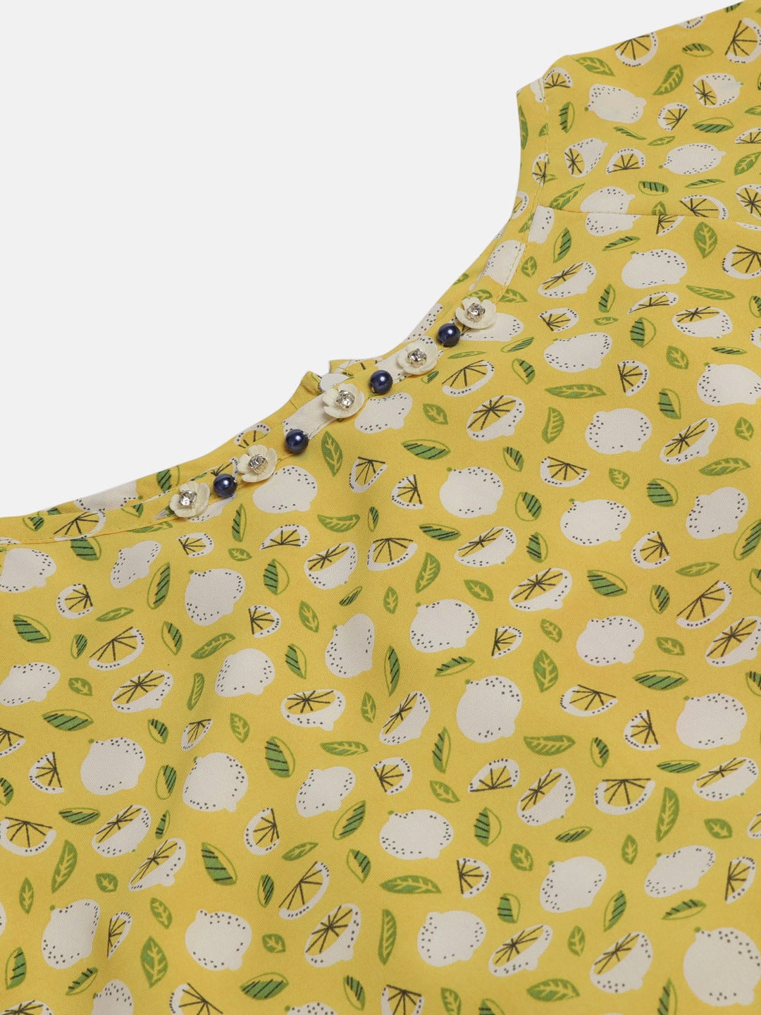 Lemon Print Regular Fit Top