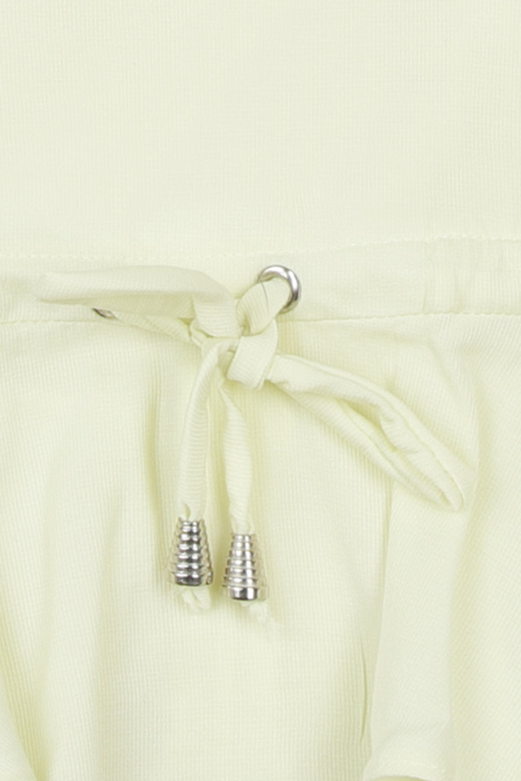 Lemon Peplum Top with Bow for Girls