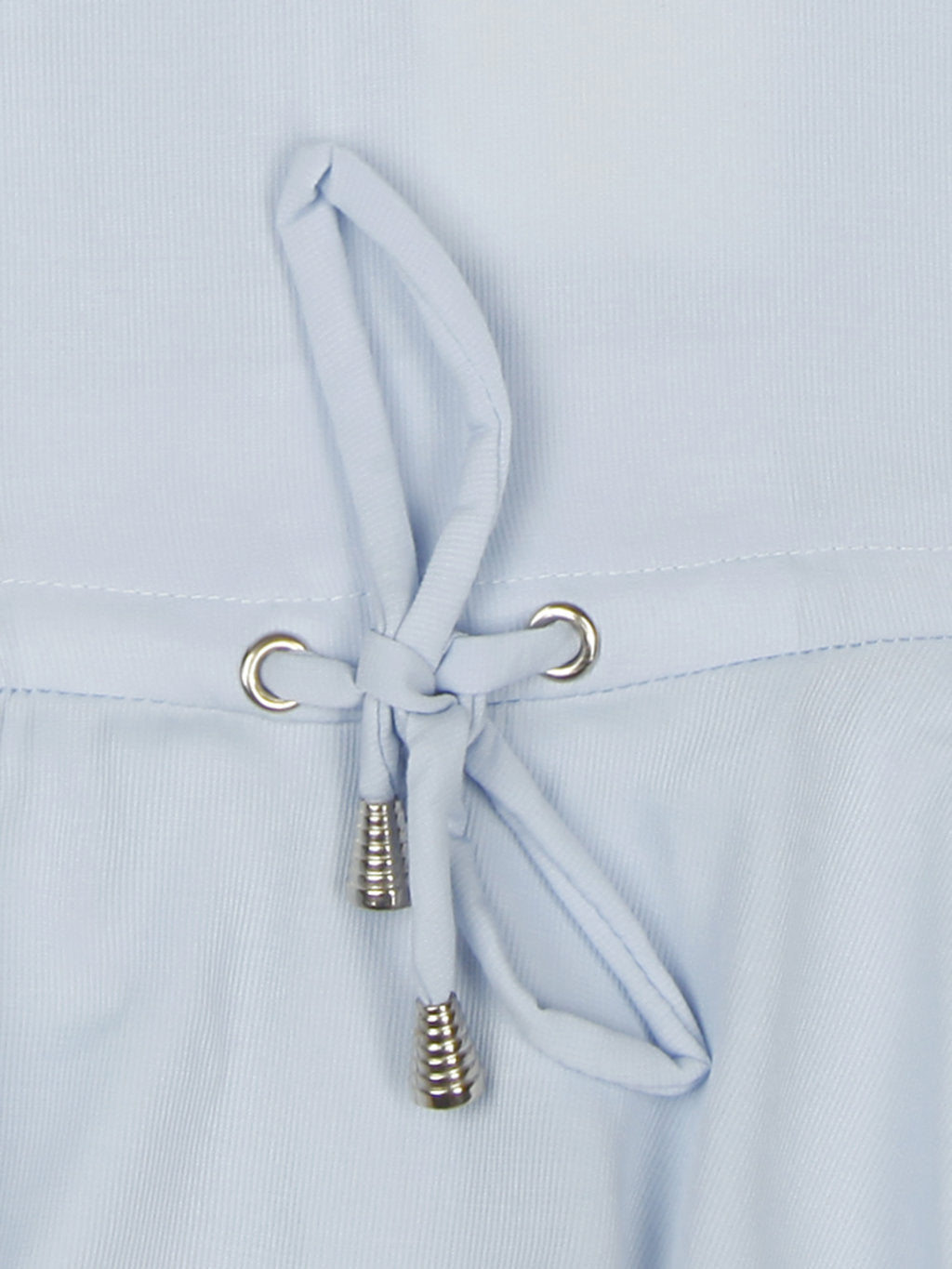 Light Blue Peplum Top with Ruffle Sleeves for Girls