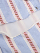 Tiny Girl Short Sleeves Striped Top - Sky Blue