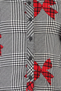 Tiny Girl Floral Ruffle Sleeve Top with Red Pants Set