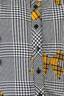 Tiny Girl Floral Ruffle Sleeve Top with Stretch Pants Set – Yellow