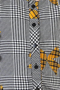 Tiny Girl Floral Ruffle Sleeve Top with Stretch Pants Set – Yellow