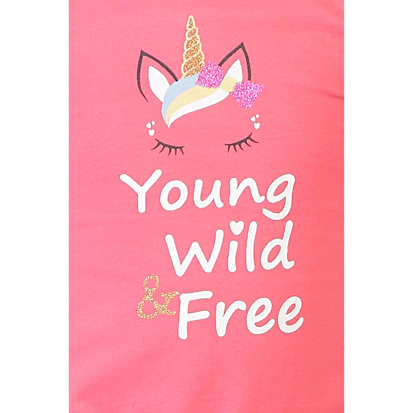 Young Wild And Free Front Knot T-Shirt