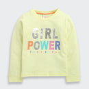 Girl Power Yellow Full Sleeve Top