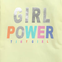 Girl Power Yellow Full Sleeve Top