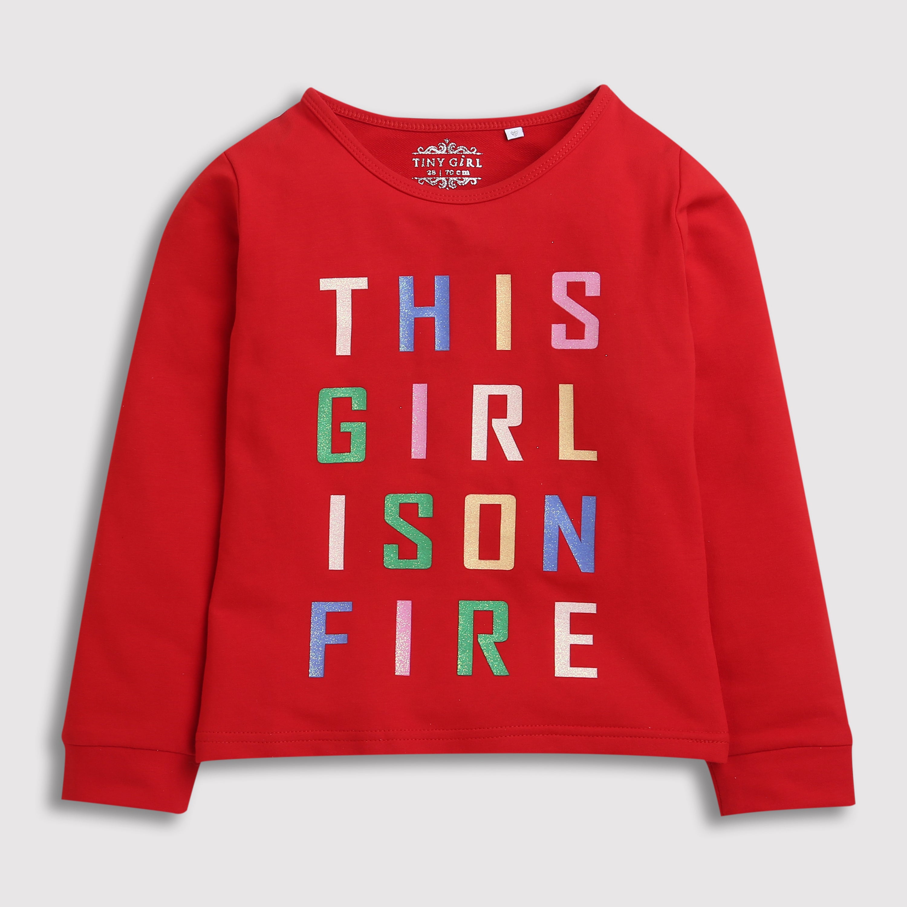 This Girl Is On Fire Red Top