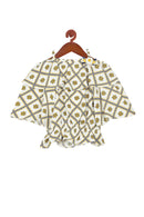 Floral Puff Sleeve Crop Top