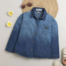 Dark Blue Denim Ombre Shirt