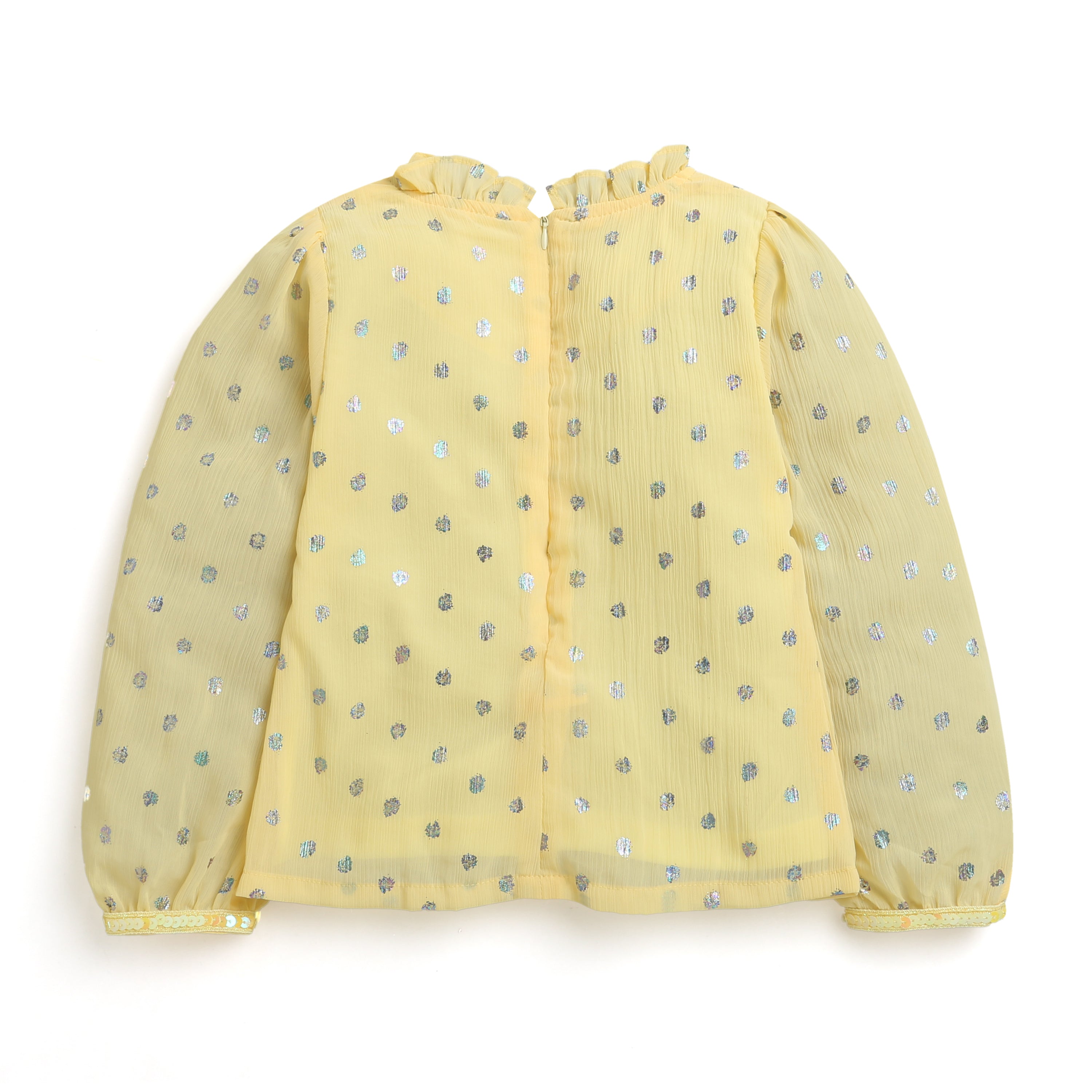 Tiny Girl Yellow Floral Long Sleeve Top – Lightweight Kidswear