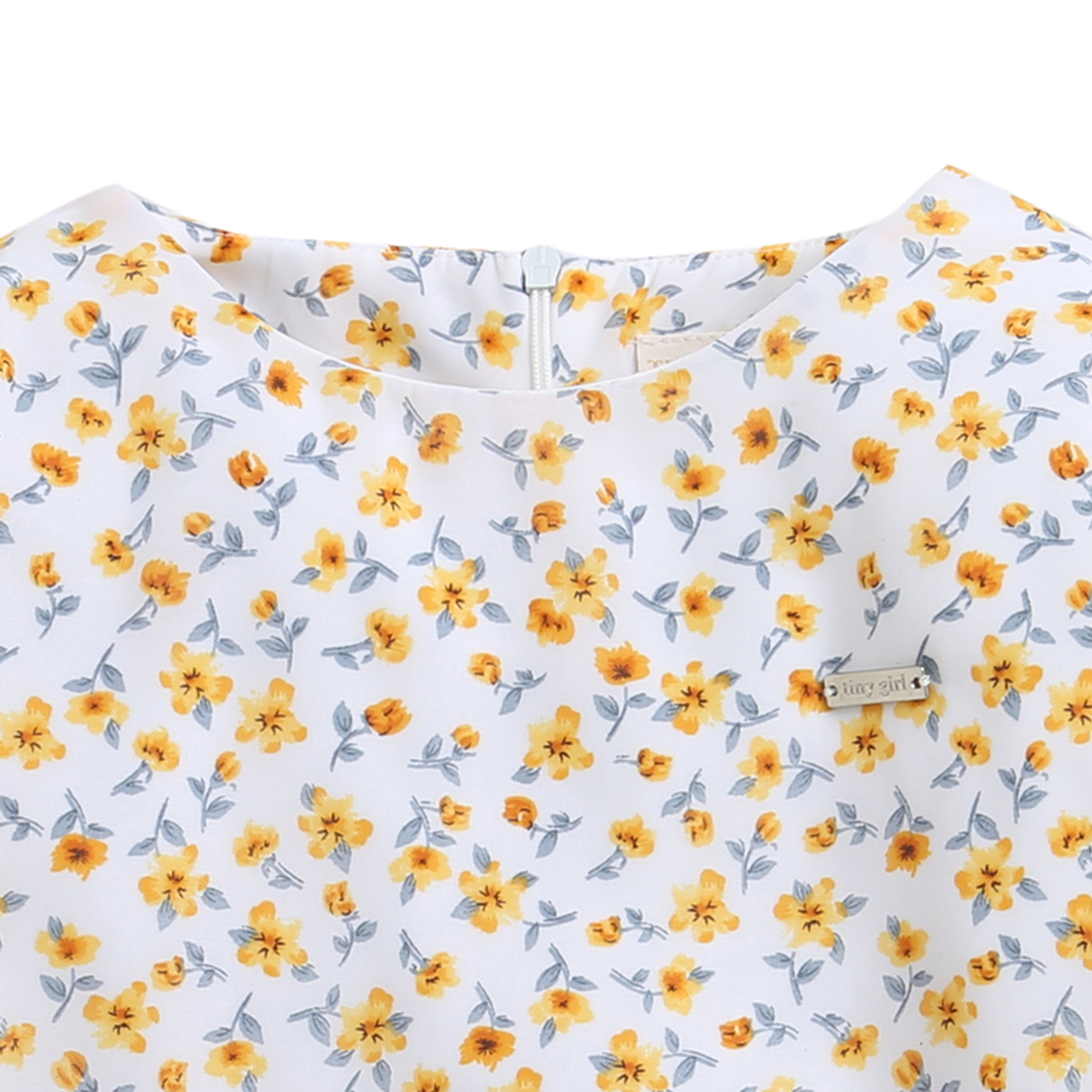 Tressel Floral Peplum Top for Girls – Casual & Party Wear