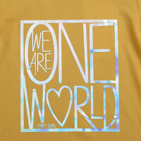 Tiny Girl Mustard Graphic Full-Sleeve Tee for Girls