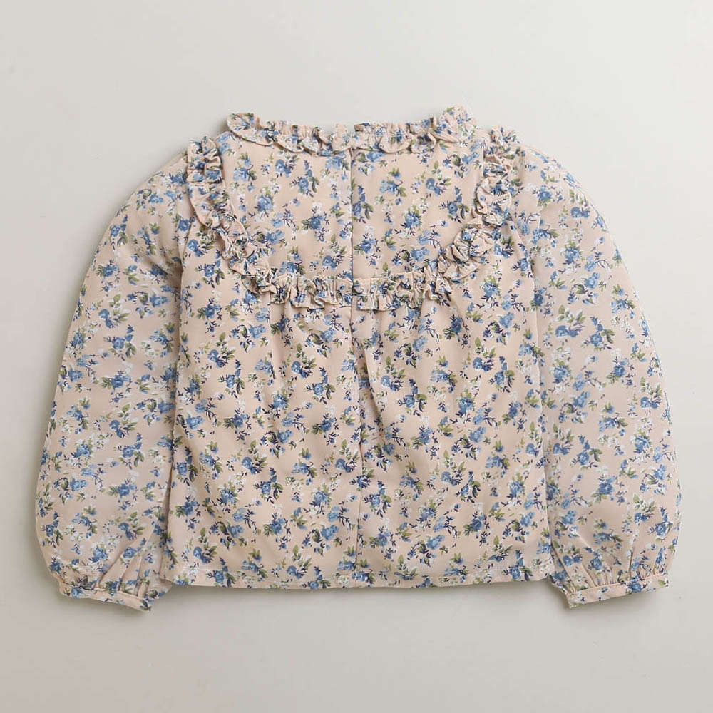 Tressel Floral Printed Jacket for Girls – Lightweight Layer