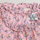 Tressel Pink Floral Hoodie Jacket for Girls