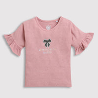 Tiny Girl Pink Sparkle Graphic Top – Everyday Stylish Wear