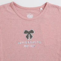 Tiny Girl Pink Sparkle Graphic Top – Everyday Stylish Wear