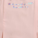 Girls Peach Ruffle Collar Top