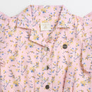 Tressel Pink Floral Ruffle Top for Girls – Stylish Casual Wear