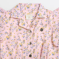 Tressel Pink Floral Ruffle Top for Girls – Stylish Casual Wear