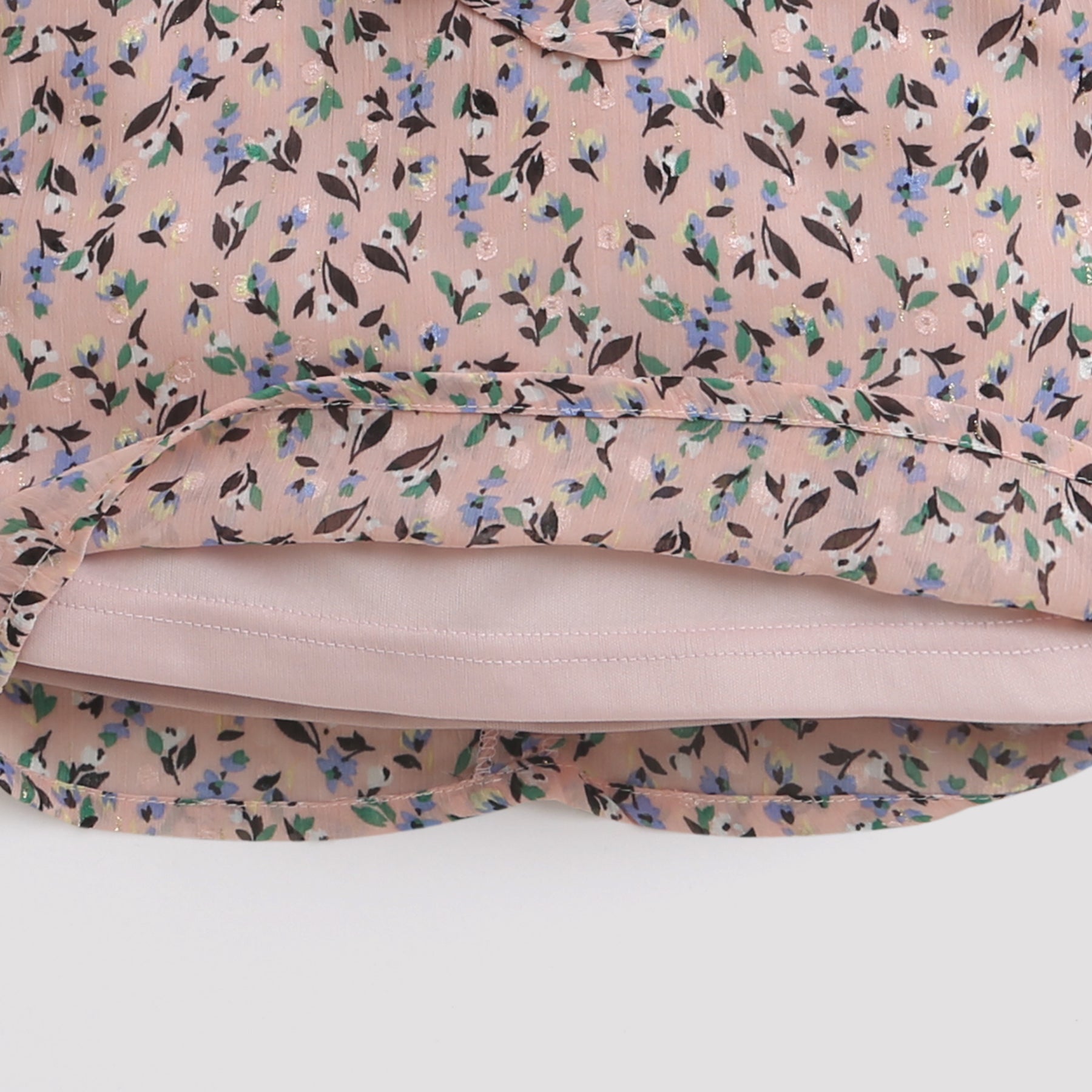 Tressel Pink Ruffle Sleeve Girls Top – Casual Playwear India