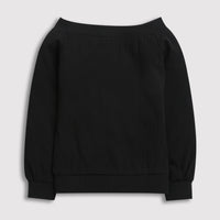 Tiny Girl Black Graphic Party Top for Girls – Western Festive Wear