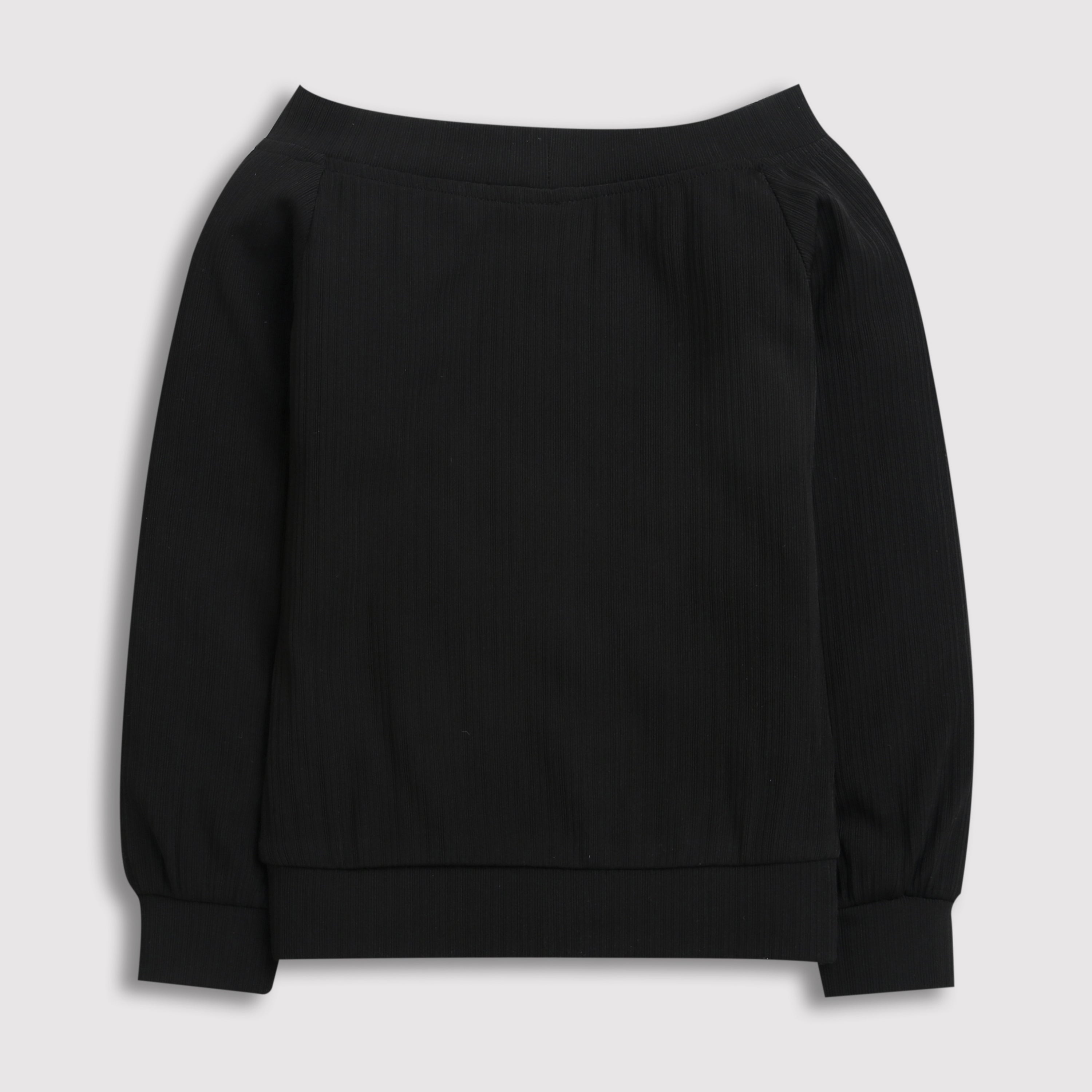 Tiny Girl Black Graphic Party Top for Girls – Western Festive Wear