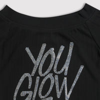 Tiny Girl Black Graphic Party Top for Girls – Western Festive Wear