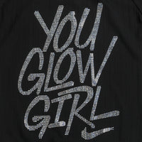 Tiny Girl Black Graphic Party Top for Girls – Western Festive Wear