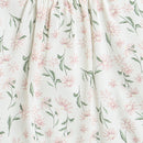 Tressel Cream Tie-Sleeve Printed Top for Girls – Cute Casual Wear