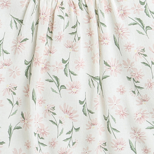 White & Pink Floral Print Top TG5007