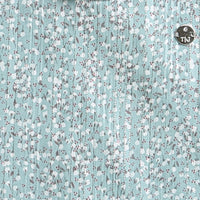 Tressel Blue Floral Puff-Sleeve Top for Girls – Summer Casual