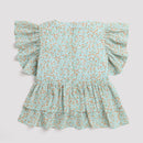 Mint Green Floral Tiered Top TG5009