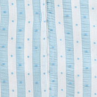 Tressel Blue Rib Sleeveless Top for Girls – Summer Casual Wear