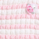 Pink & White Textured Sleeveless Top TG5020