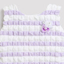 Lavender & White Textured Sleeveless Top TG5020
