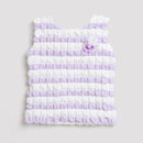 Lavender & White Textured Sleeveless Top TG5020