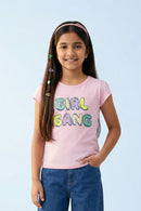 Pink “Girl Gang” Graphic T-Shirt TG5030