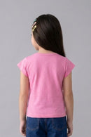 Fabulous Graphic Pink Cotton T-Shirt TG5032