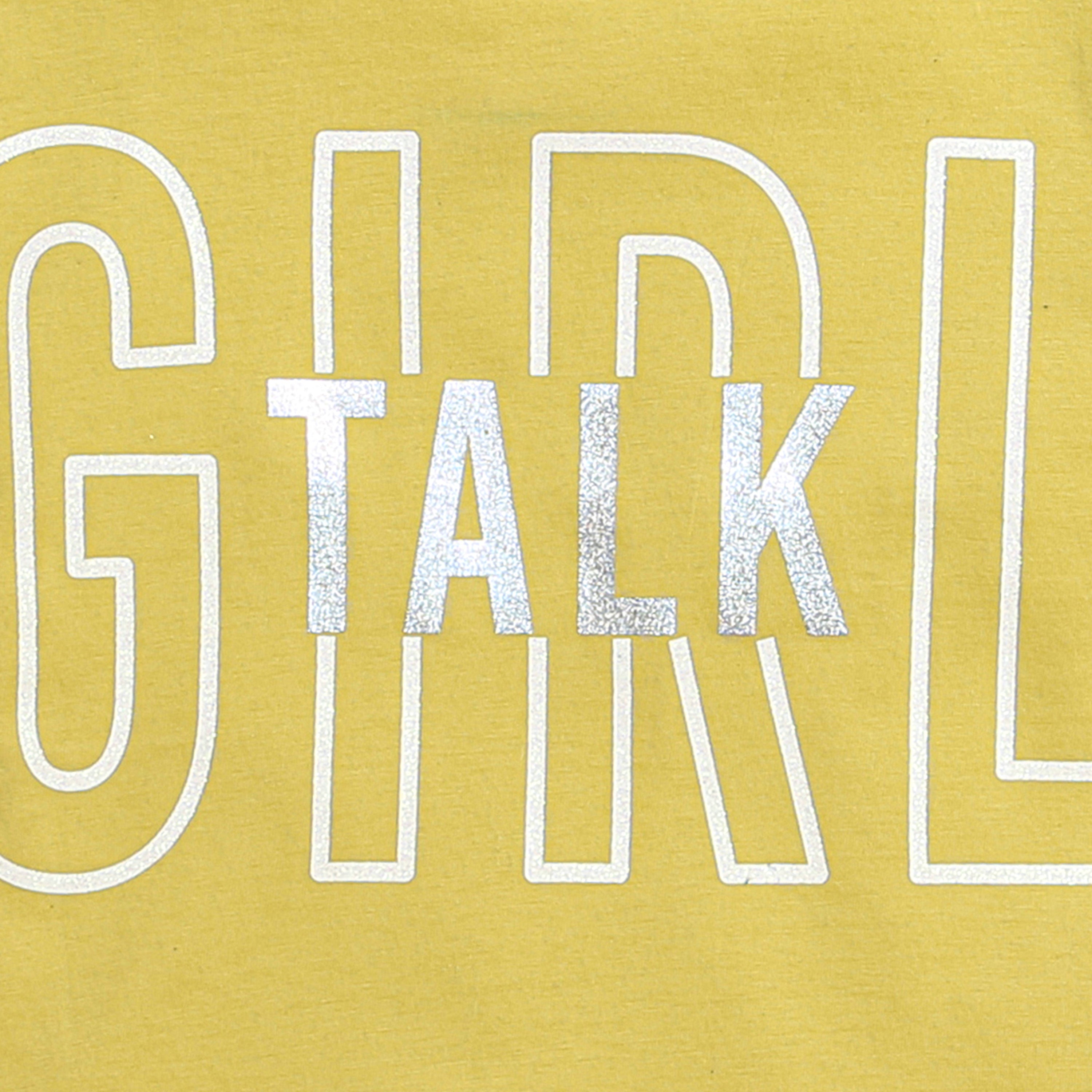 Mustard “Girl Talk” Graphic T-Shirt TG5033