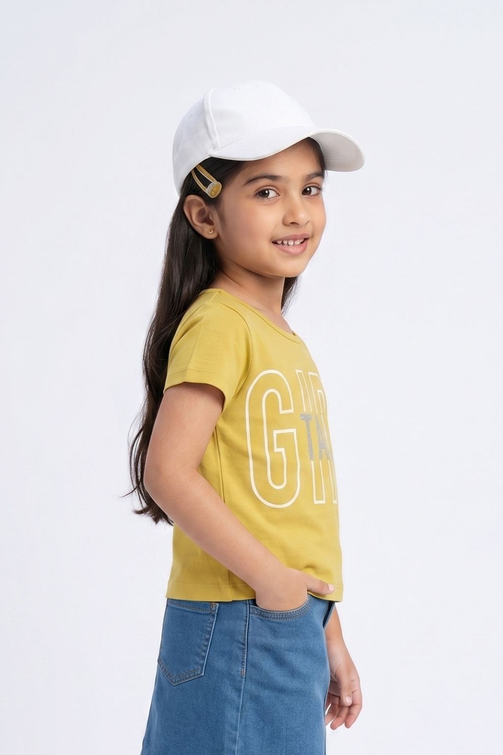Mustard “Girl Talk” Graphic T-Shirt TG5033